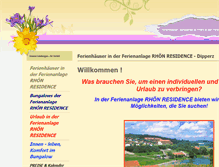 Tablet Screenshot of ferienhaus-rhoen.info